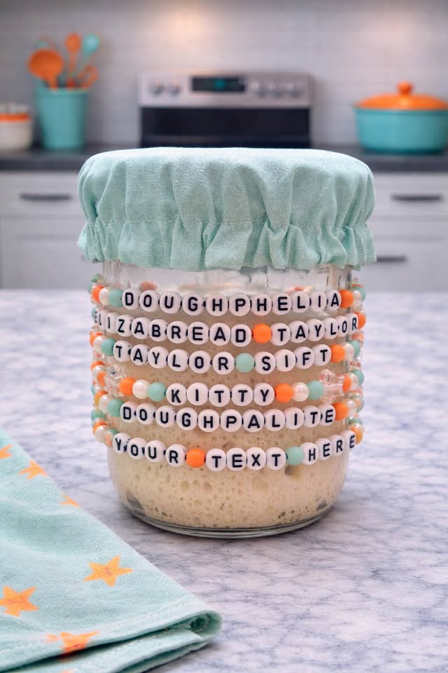 Showgirl Themed Sourdough Starter Kit with Dehydrated Sourdough Starter