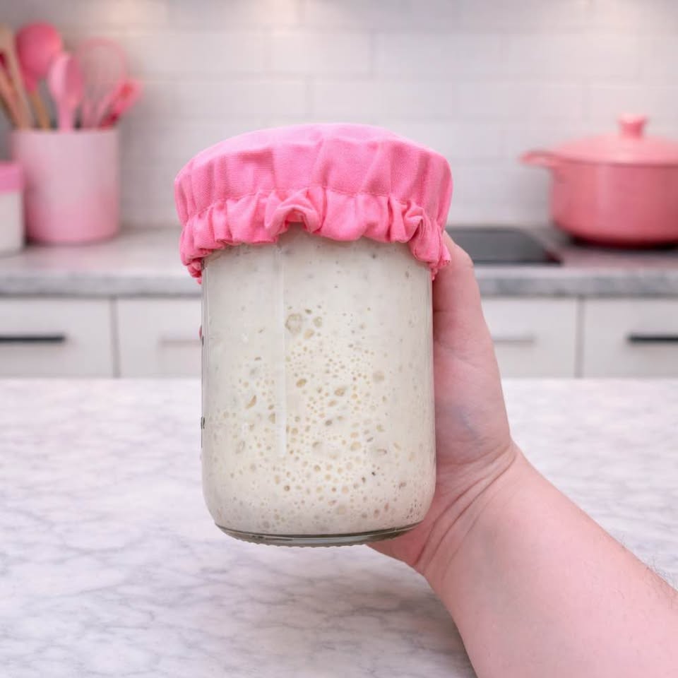 Lover Themed Sourdough Starter Kit with Dehydrated Sourdough Starter