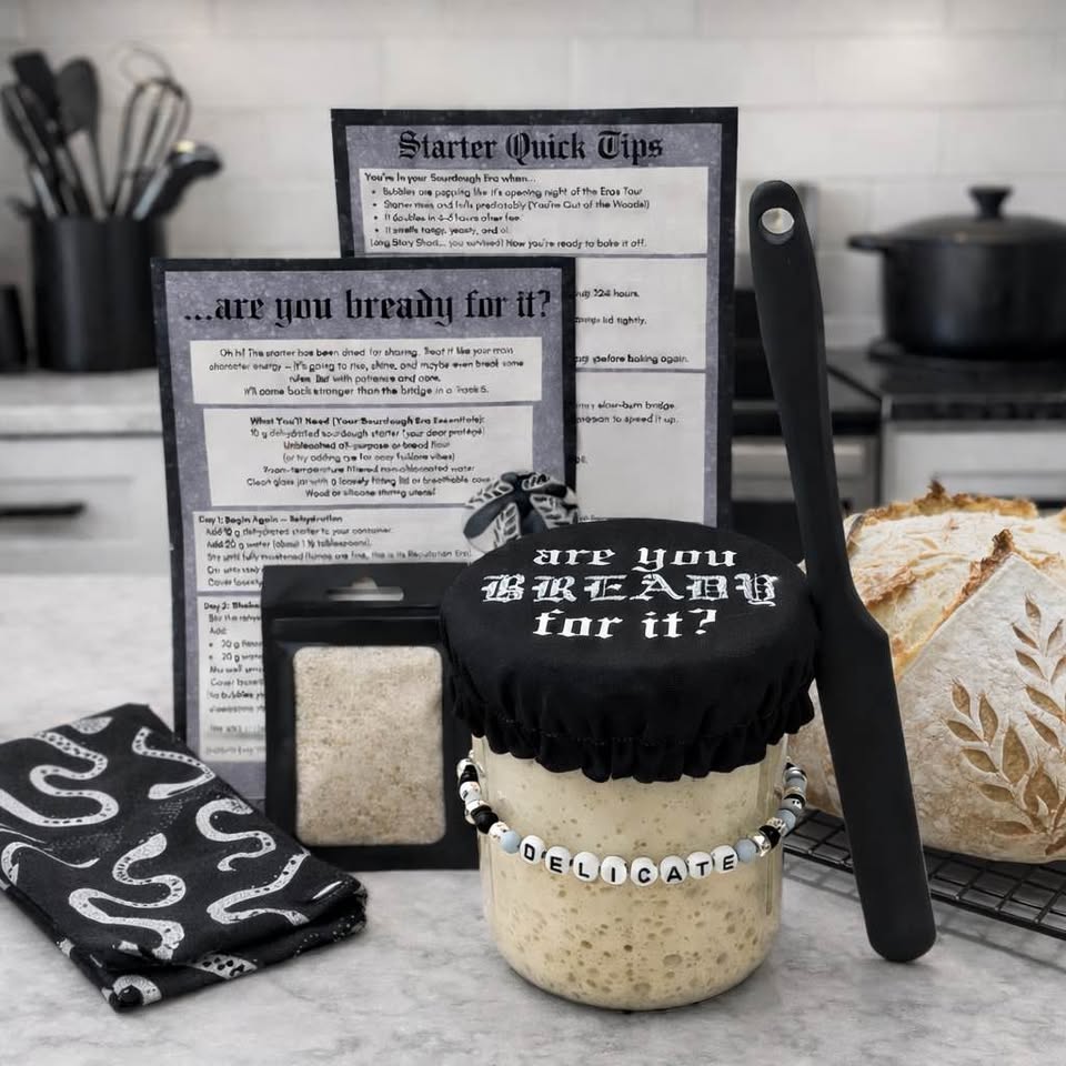 Reputation Themed Sourdough Starter Kit with Dehydrated Sourdough Starter